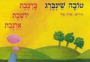 ברכבת יושבת ארנבת